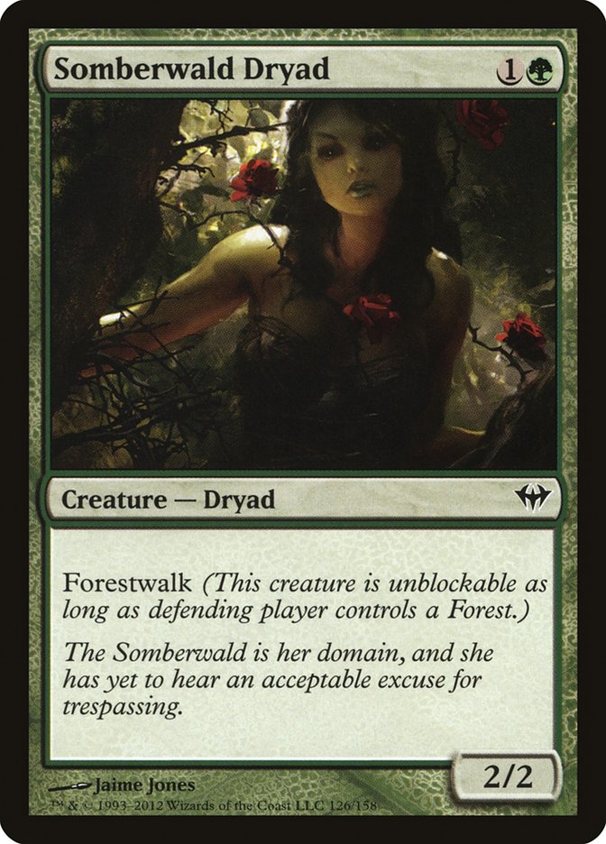 Somberwald Dryad [Dark Ascension] | Gate City Games LLC