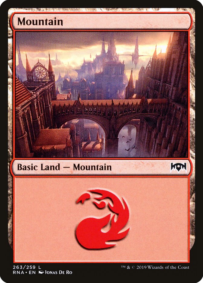 Mountain (263) [Ravnica Allegiance] | Gate City Games LLC