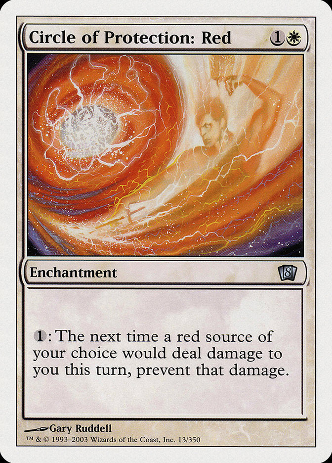 Circle of Protection: Red [Eighth Edition] | Gate City Games LLC