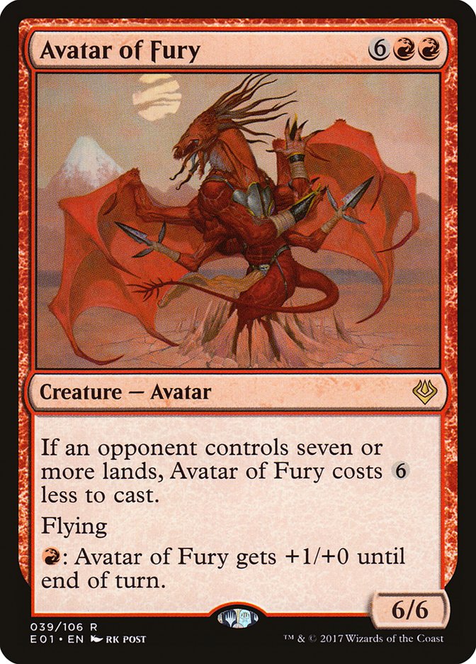 Avatar of Fury [Archenemy: Nicol Bolas] | Gate City Games LLC