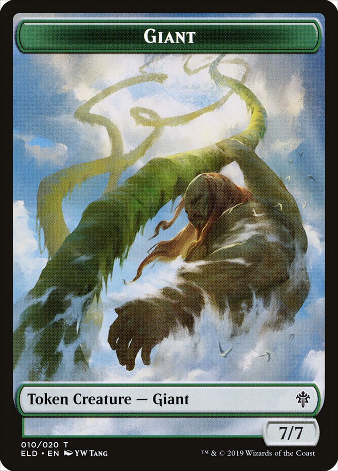 Giant Token [Throne of Eldraine Tokens] | Gate City Games LLC