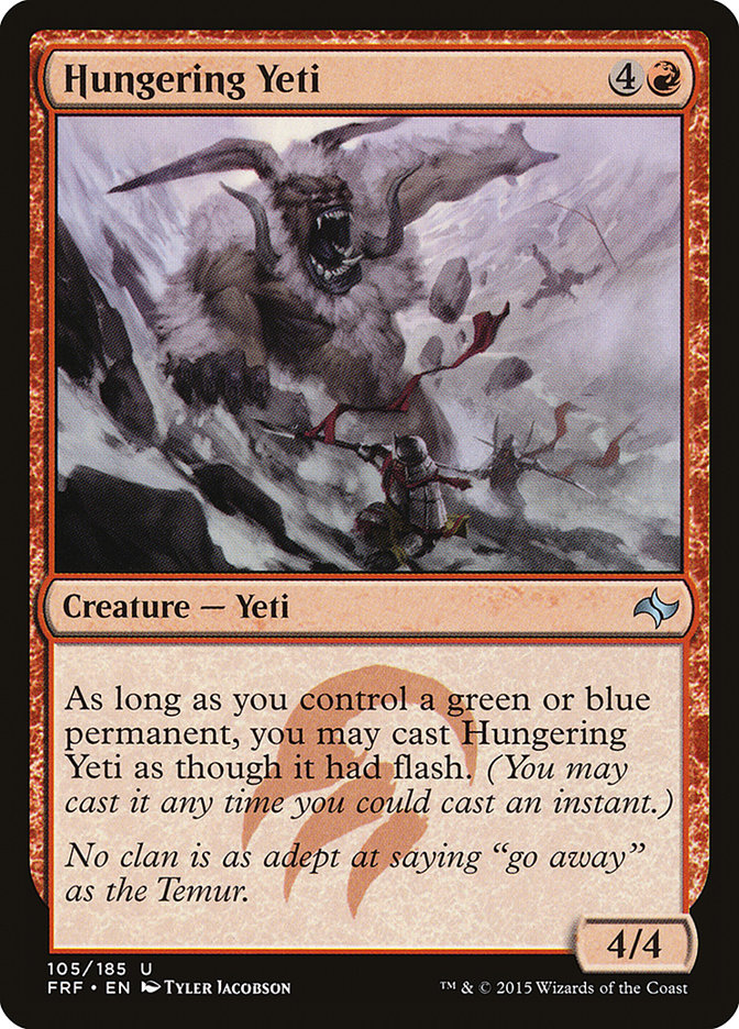 Hungering Yeti [Fate Reforged] | Gate City Games LLC