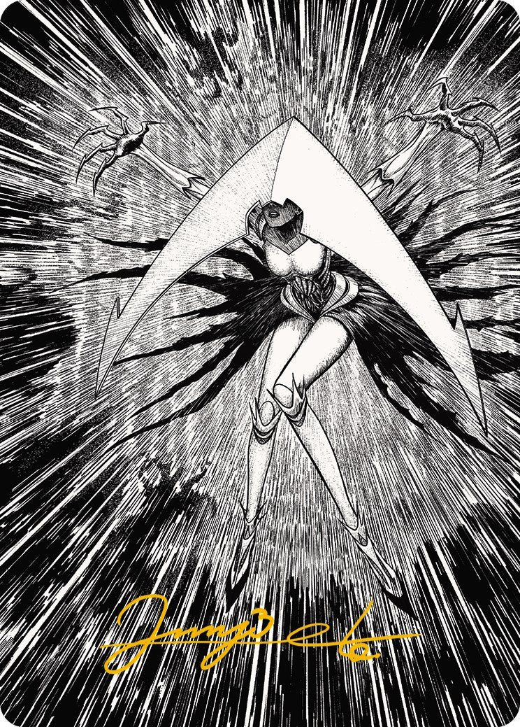 Elesh Norn, Mother of Machines 2 Art Card (Gold-Stamped Signature) [Phyrexia: All Will Be One Art Series] | Gate City Games LLC