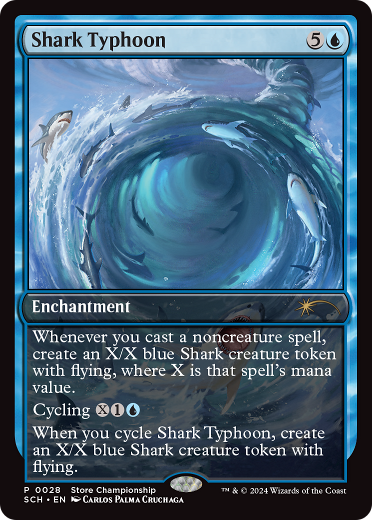 Shark Typhoon (Store Championship) [Bloomburrow Promos] | Gate City Games LLC