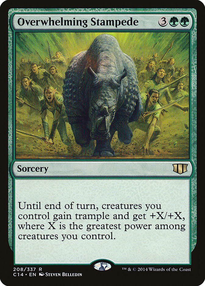 Overwhelming Stampede [Commander 2014] | Gate City Games LLC