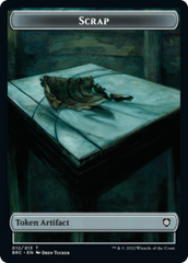 Scrap // Powerstone Double-Sided Token [The Brothers' War Commander Tokens] | Gate City Games LLC