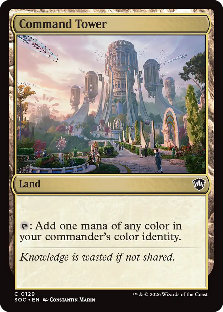 Command Tower [Secrets of Strixhaven Commander] | Gate City Games LLC