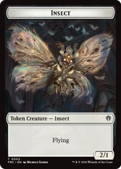 Insect // Rogue Double-Sided Token [Reality Fracture Commander Tokens] | Gate City Games LLC