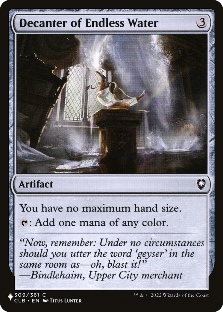 Decanter of Endless Water [The List] | Gate City Games LLC