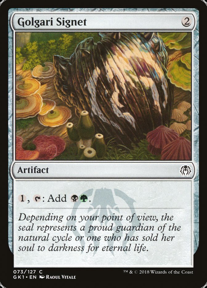Golgari Signet [Guilds of Ravnica Guild Kit] | Gate City Games LLC