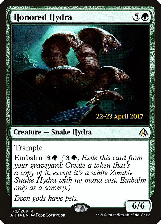 Honored Hydra [Amonkhet Prerelease Promos] | Gate City Games LLC