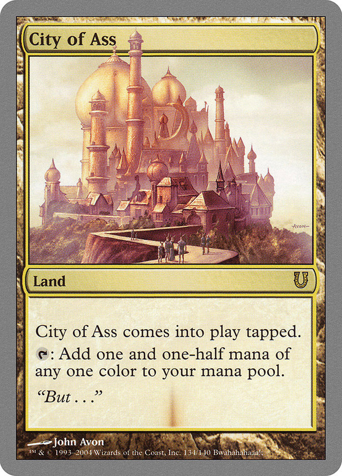 City of Ass [Unhinged] | Gate City Games LLC