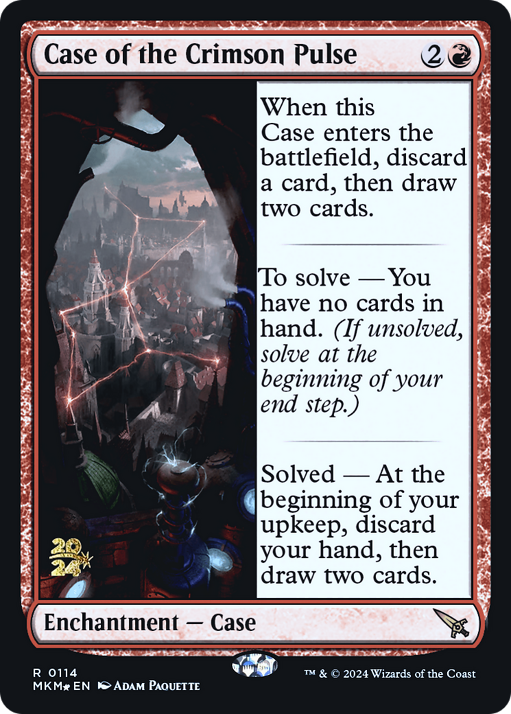 Case of the Crimson Pulse [Murders at Karlov Manor Prerelease Promos] | Gate City Games LLC