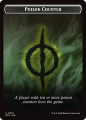 Saproling // Poison Counter Double-Sided Token [Lorwyn Eclipsed Tokens] | Gate City Games LLC