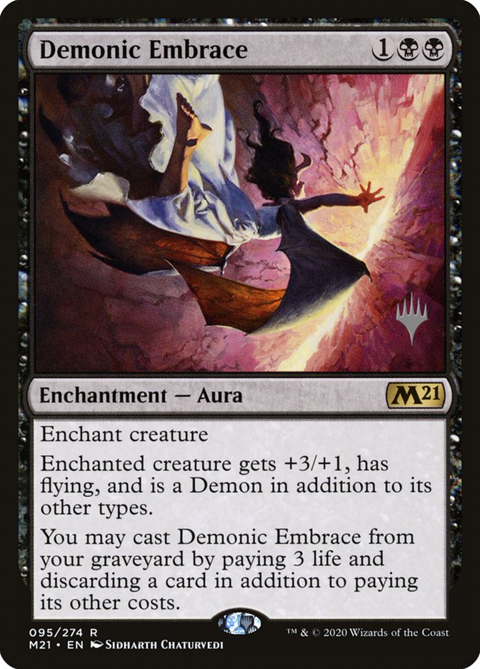 Demonic Embrace (Promo Pack) [Core Set 2021 Promos] | Gate City Games LLC