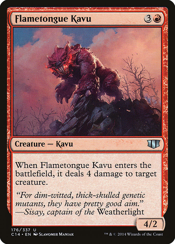 Flametongue Kavu [Commander 2014] | Gate City Games LLC