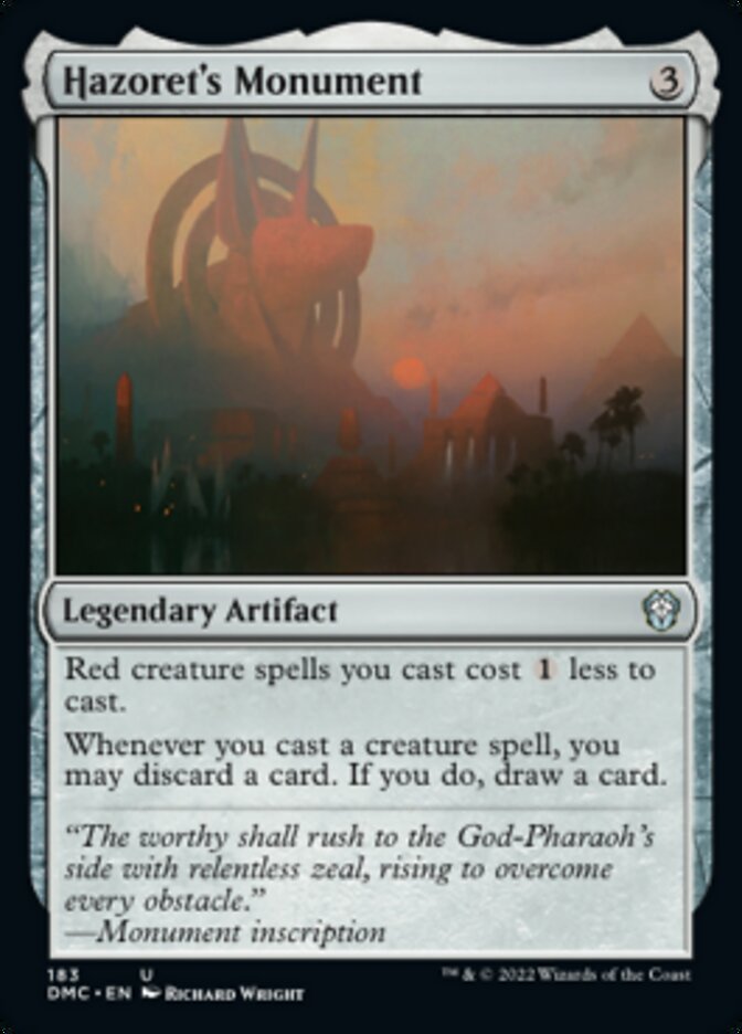 Hazoret's Monument [Dominaria United Commander] | Gate City Games LLC