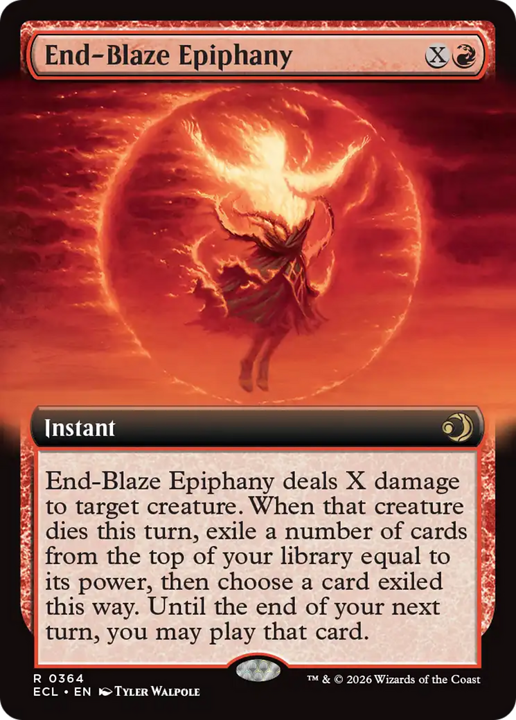 End-Blaze Epiphany (Extended Art) [Lorwyn Eclipsed] | Gate City Games LLC