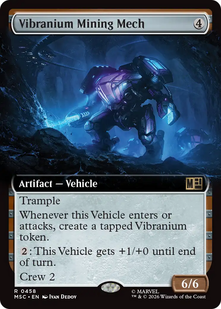 Vibranium Mining Mech (Extended Art) [Marvel Super Heroes Commander] | Gate City Games LLC