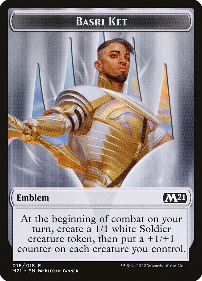 Basri Ket Emblem [Core Set 2021 Tokens] | Gate City Games LLC