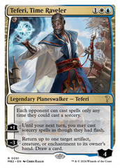 Teferi, Time Raveler (White Border) [Mystery Booster 2] | Gate City Games LLC