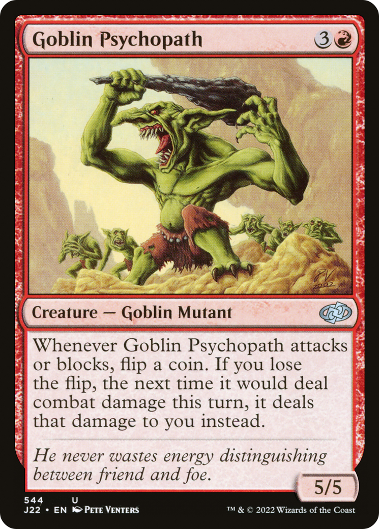Goblin Psychopath [Jumpstart 2022] | Gate City Games LLC