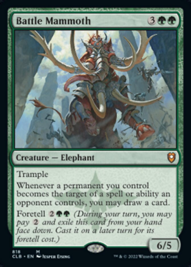 Battle Mammoth [Commander Legends: Battle for Baldur's Gate] | Gate City Games LLC