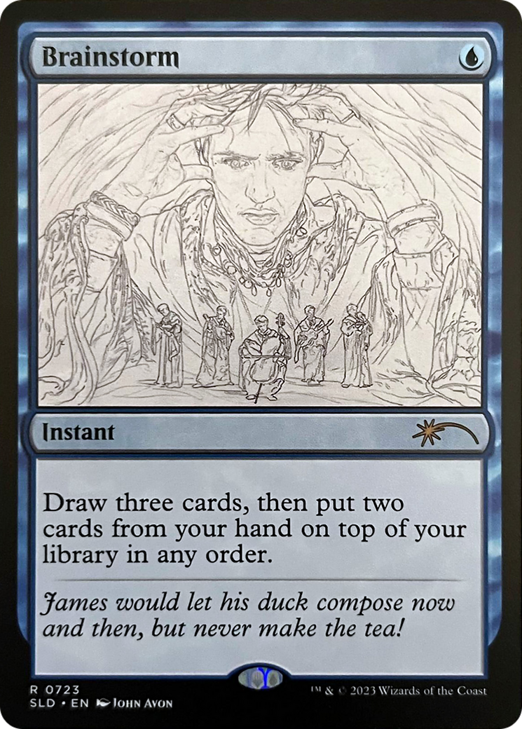Brainstorm (0723) (Sketch Showcase) [Secret Lair Drop Series] | Gate City Games LLC
