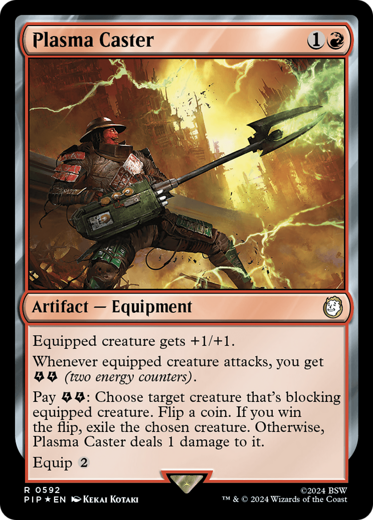 Plasma Caster (Surge Foil) [Fallout] | Gate City Games LLC