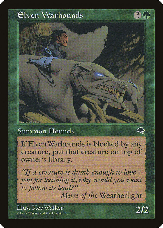 Elven Warhounds [Tempest] | Gate City Games LLC