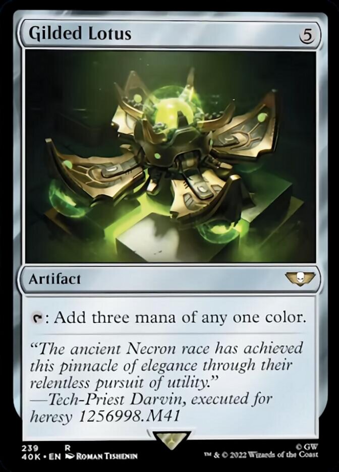 Gilded Lotus (Surge Foil) [Warhammer 40,000] | Gate City Games LLC