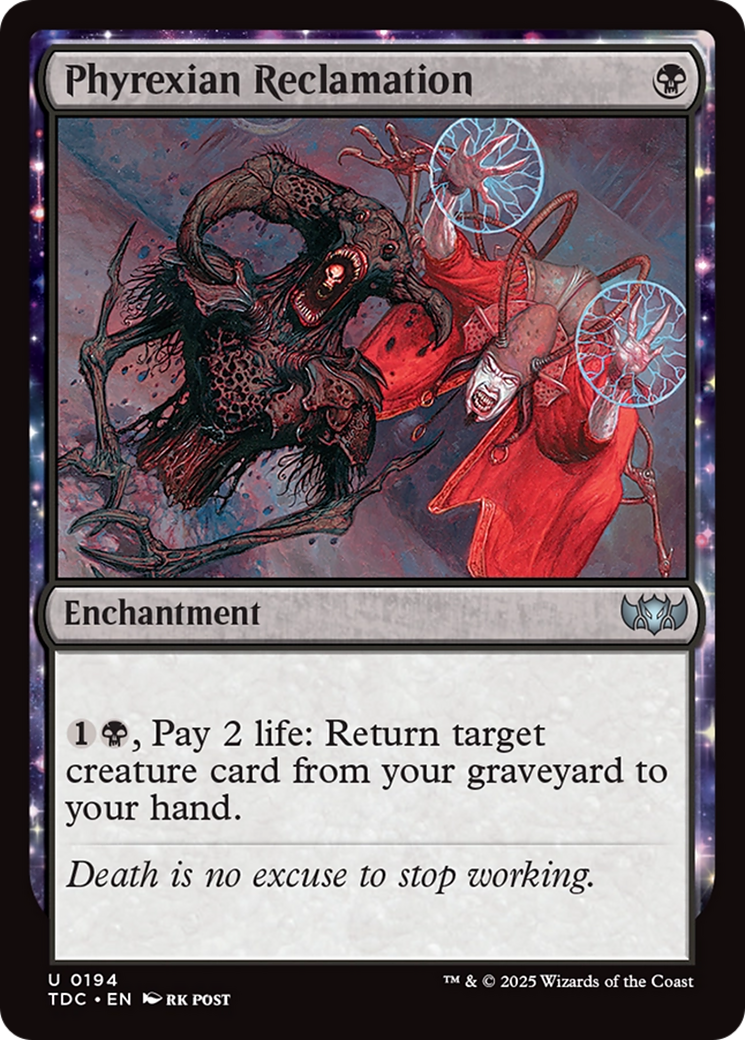 Phyrexian Reclamation [Tarkir: Dragonstorm Commander] | Gate City Games LLC