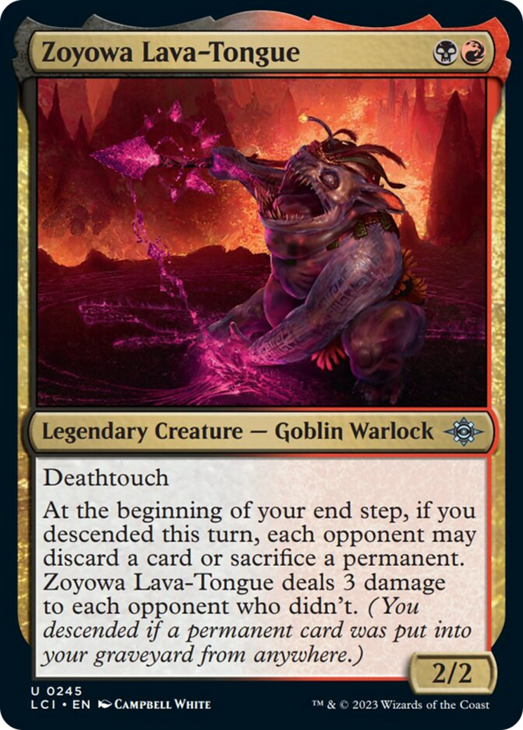 Zoyowa Lava-Tongue [The Lost Caverns of Ixalan] | Gate City Games LLC