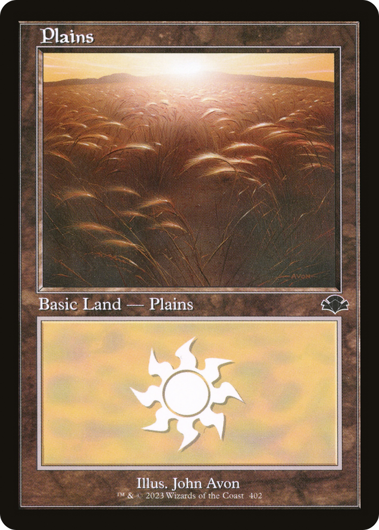 Plains (402) (Retro) [Dominaria Remastered] | Gate City Games LLC