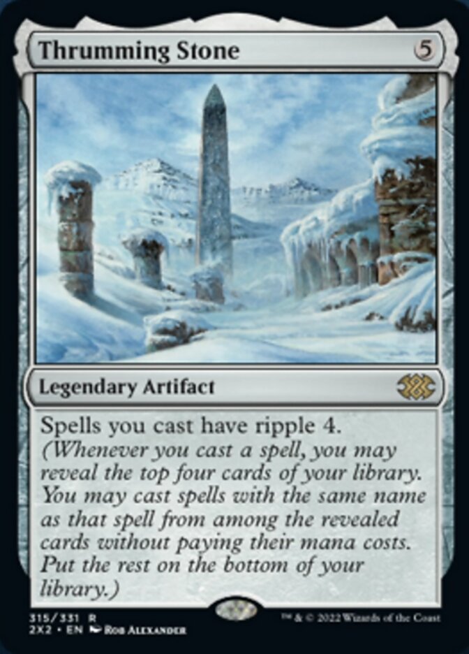 Thrumming Stone [Double Masters 2022] | Gate City Games LLC