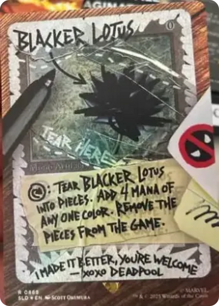 Blacker Lotus (Rainbow Foil) [Secret Lair Drop Series] | Gate City Games LLC
