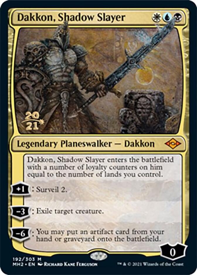 Dakkon, Shadow Slayer [Modern Horizons 2 Prerelease Promos] | Gate City Games LLC