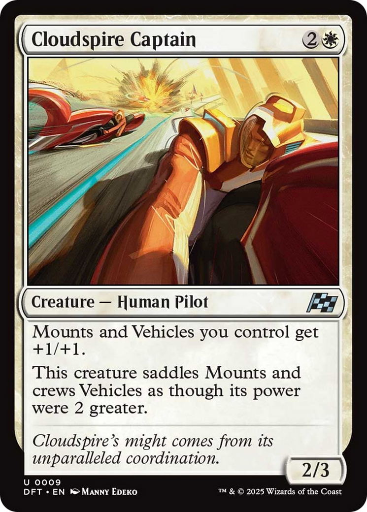 Cloudspire Captain [Aetherdrift] | Gate City Games LLC