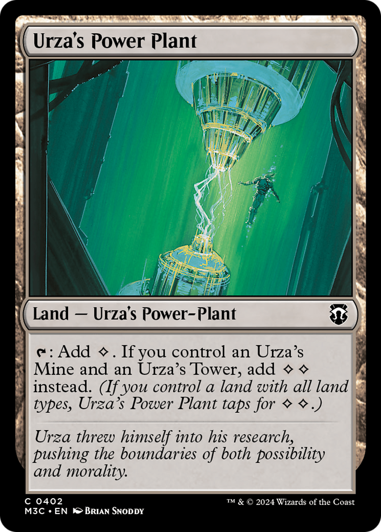 Urza's Power Plant (Ripple Foil) [Modern Horizons 3 Commander] | Gate City Games LLC