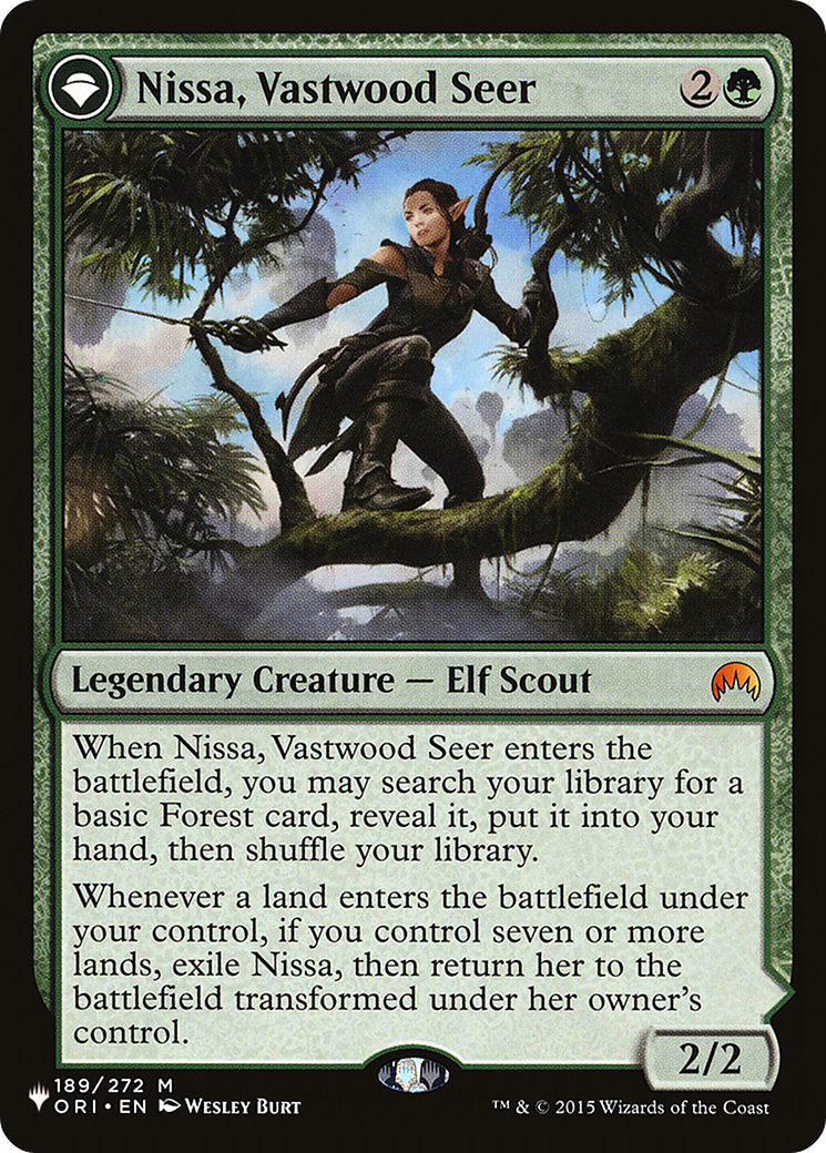 Nissa, Vastwood Seer // Nissa, Sage Animist [Secret Lair: From Cute to Brute] | Gate City Games LLC