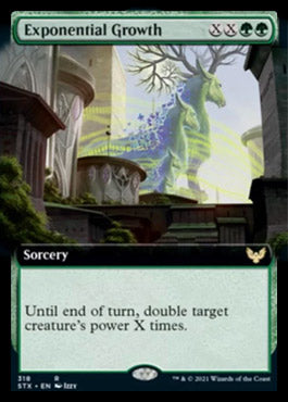 Exponential Growth (Extended Art) [Strixhaven: School of Mages] | Gate City Games LLC