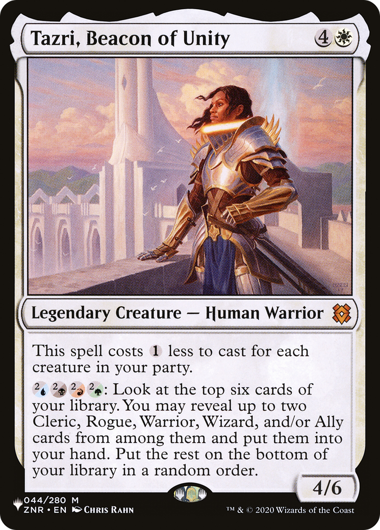Tazri, Beacon of Unity (ZNR) [The List] | Gate City Games LLC