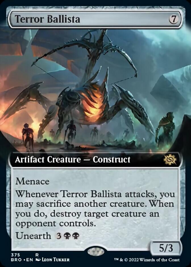 Terror Ballista (Extended Art) [The Brothers' War] | Gate City Games LLC