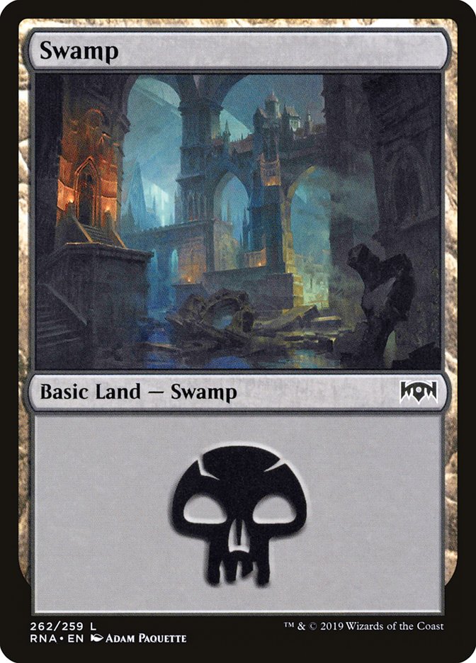 Swamp (262) [Ravnica Allegiance] | Gate City Games LLC