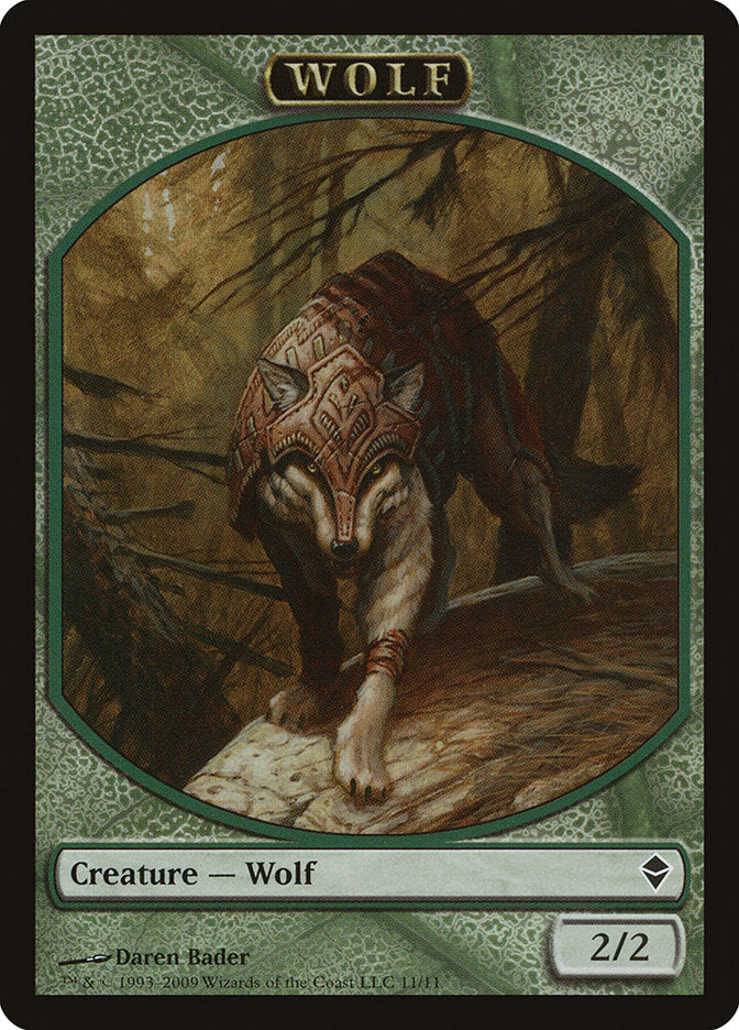 Wolf Token [Zendikar Tokens] | Gate City Games LLC