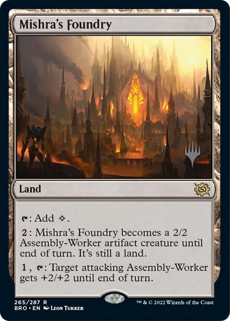 Mishra's Foundry (Promo Pack) [The Brothers' War Promos] | Gate City Games LLC