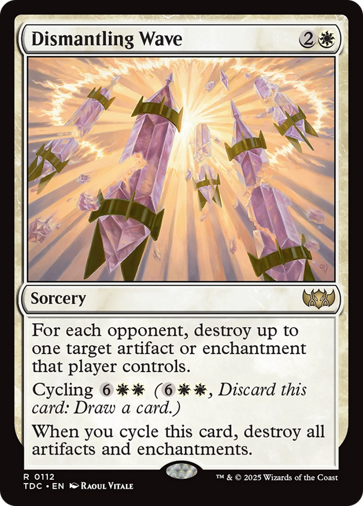 Dismantling Wave [Tarkir: Dragonstorm Commander] | Gate City Games LLC