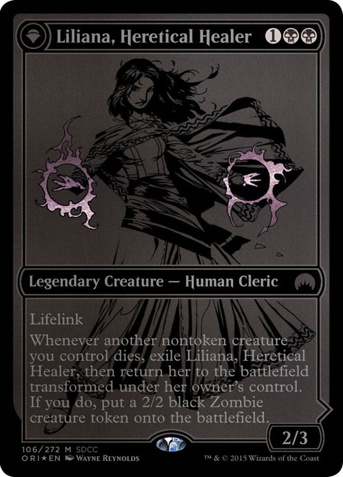 Liliana, Heretical Healer // Liliana, Defiant Necromancer [San Diego Comic-Con 2015] | Gate City Games LLC
