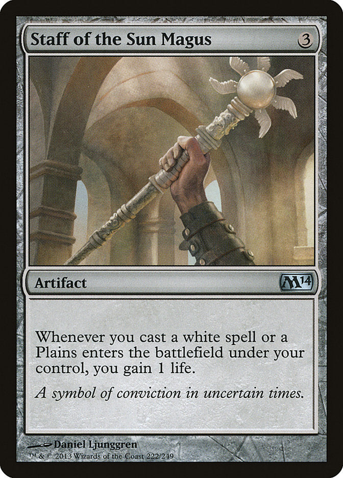 Staff of the Sun Magus [Magic 2014] | Gate City Games LLC