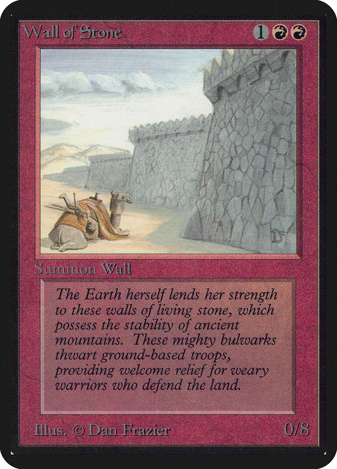 Wall of Stone [Alpha Edition] | Gate City Games LLC